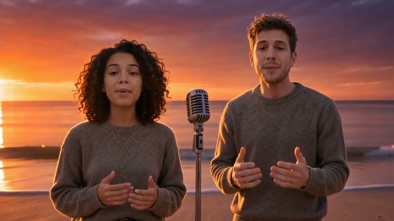 Orange Sunset Beach Duo rap duo sample